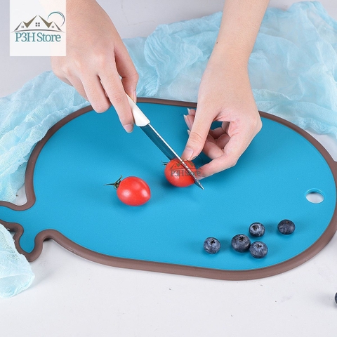 Thớt nhựa kháng khuẩn Lock&Lock viền Silicone nhiều hình dạng màu sắc CSC55