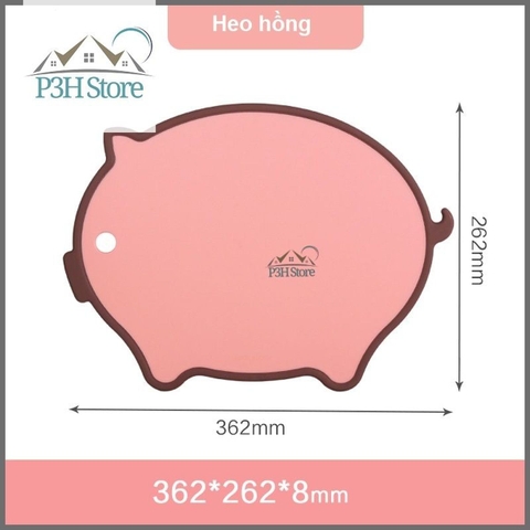 Thớt nhựa kháng khuẩn Lock&Lock viền Silicone nhiều hình dạng màu sắc CSC55