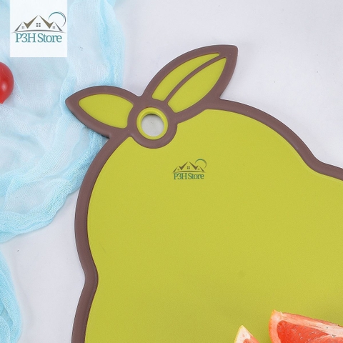 Thớt nhựa kháng khuẩn Lock&Lock viền Silicone nhiều hình dạng màu sắc CSC55