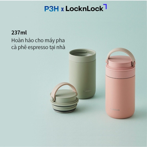 Bình giữ nhiệt LocknLock Metro Two Way Tumbler 237ml/475ml Hộp ủ cháo nhỏ có quai xáchLHC4272 LHC4274 P3H