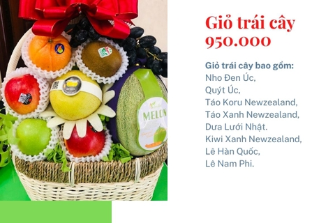 Giỏ Trái Cây 950k Mã HL9503
