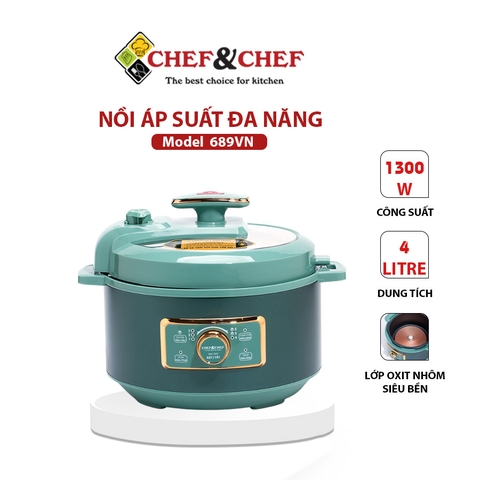 Nồi áp suất đa năng Chef&Chef 689VN