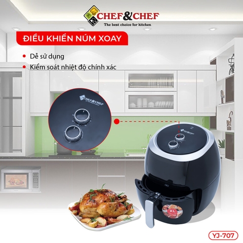 Nồi chiên không dầu Chef&Chef 7,7L (YJ-707)