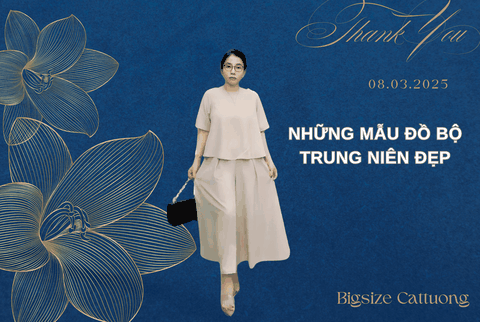 Những mẫu đồ bộ trung niên đẹp nhất