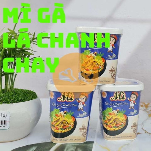 Mì gà lá chanh chay Âu Lạc 72g