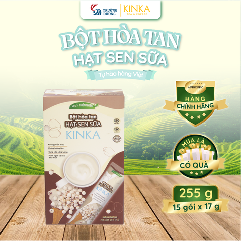 Bột hoà tan hạt sen sữa 255g (15 gói x 17g)