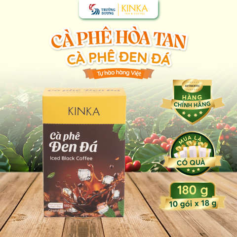 Cà phê hòa tan đen đá | 180g (10 gói x 18g)