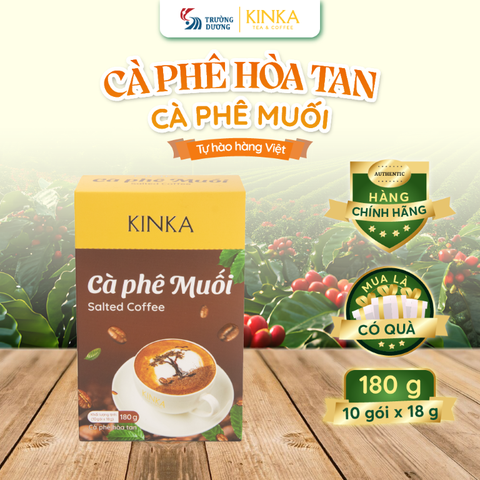 Cà phê muối hòa tan | 180g (10 gói x 18g)