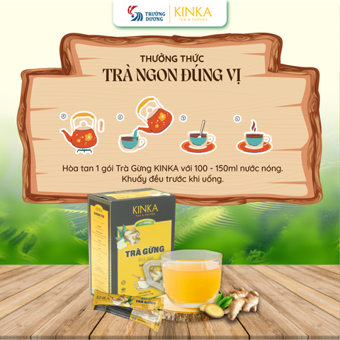 Trà gừng hoà tan 200g (20 gói x 10g)