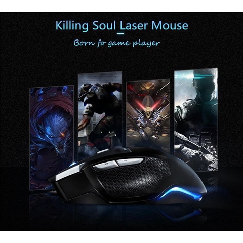 Chuột gaming TEKKIN AULA S12 4800 DPI có 7 nút bấm chuyên dụng cực nhạy chuyên chơi game