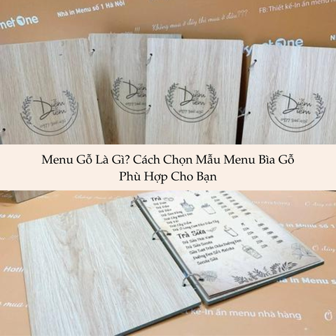 Menu Gỗ Là Gì? Cách Chọn Mẫu Menu Bìa Gỗ Phù Hợp Cho Bạn