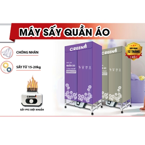 Máy sấy quần áo CREEN CR-TS160