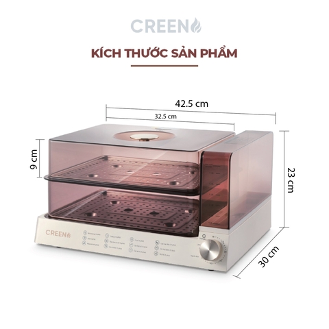 Nồi hấp điện Creen CR-135CF