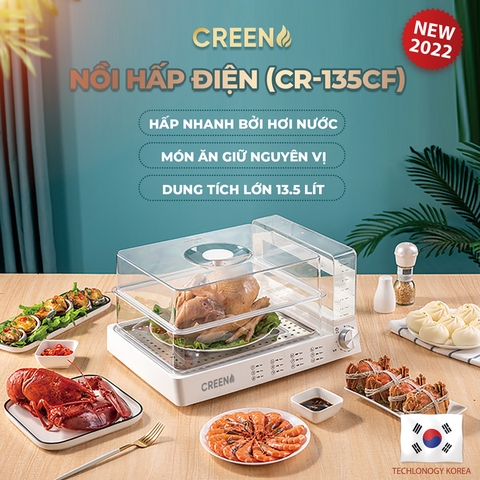 Nồi hấp điện Creen CR-135CF