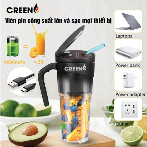 Máy sinh tố cầm tay CREEN CR-150