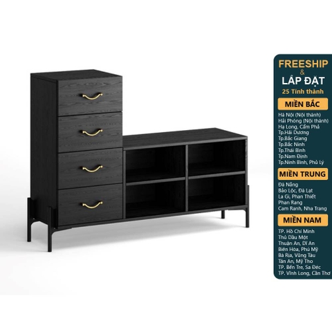 WILLI, Kệ giày, kệ lưu trữ SHO_015, 120x36x92cm