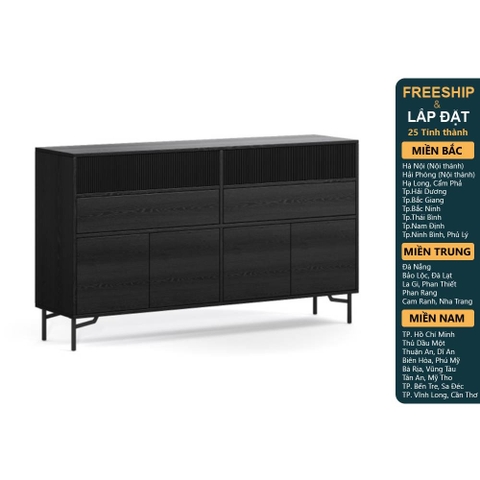 VERTICA, Tủ lưu trữ STO_154, 156x40x90cm, sản xuất bởi Scandi Home