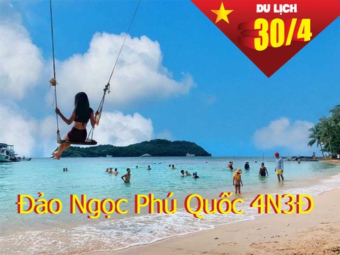 Du lịch lễ 30/4 và 1/5 |Tour đảo ngọc Phú Quốc  4 Ngày 3 đêm bay VietJetAir