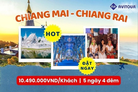 Khám phá Tam Giác Vàng ở Thái Lan 2024| Hà Nội - Chiang Mai - Chiang Rai