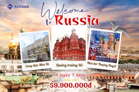 Du lịch Nga 2023| Hà Nội - ST.Petersburg - Moscow - Hà Nội