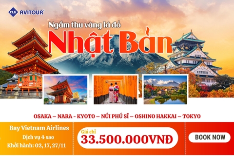 Du lịch Nhật Bản 2023| Osaka – Nara - Kyoto – Fuji Moutain – Oshino Hakkai – Tokyo