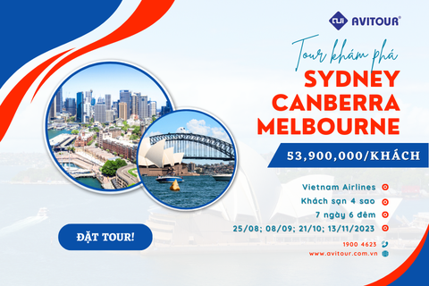 Du Lịch Úc 2023| Hà Nội – Sydney – Canberra – Melbourne – Hà Nội