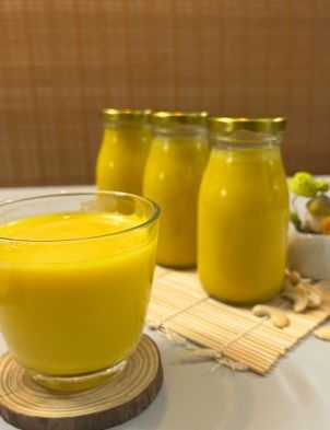 CÁCH NẤU SỮA BÍ ĐỎ - HẠT ĐIỀU