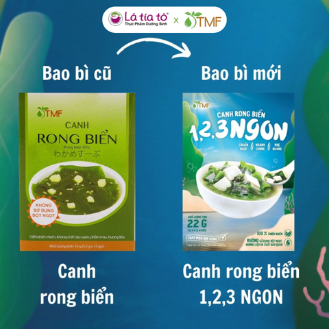 Canh rong biển ăn liền