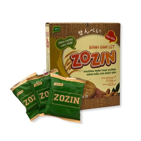Bánh Zozin gạo lứt - hạt điều 150gr