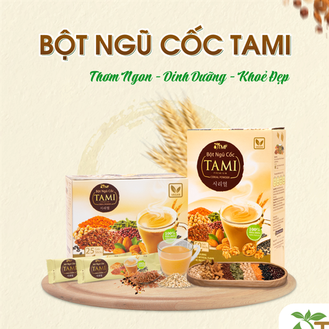 Bột ngũ cốc Tami 126gr - 7 gói