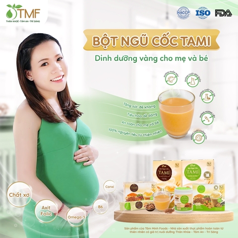 Bột ngũ cốc Tami 900gr