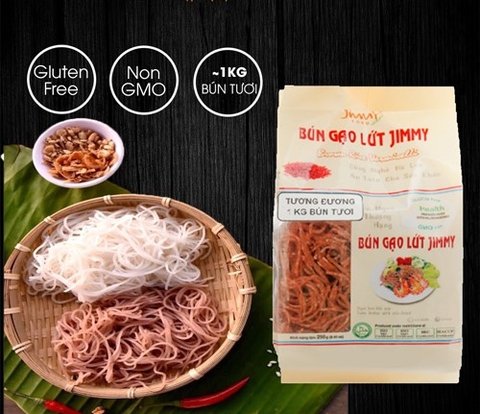 Bún gạo lứt đỏ Jimmy