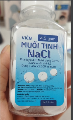 Viên muối sinh lý