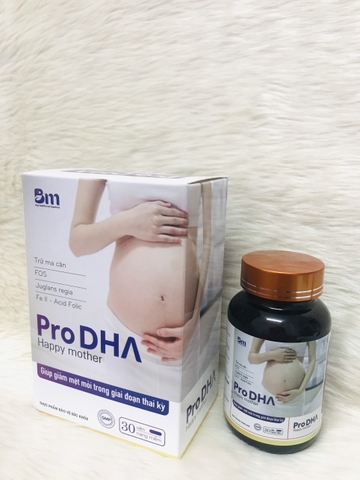 Bổ bầu Pro DHA nâng cao sức khỏe trong giai đoạn thai kỳ