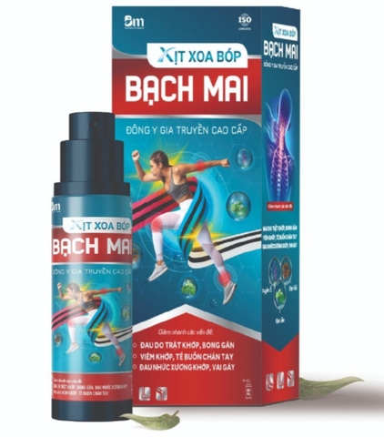 Xịt xoa bóp Bạch Mai - giúp giảm đau xương khớp