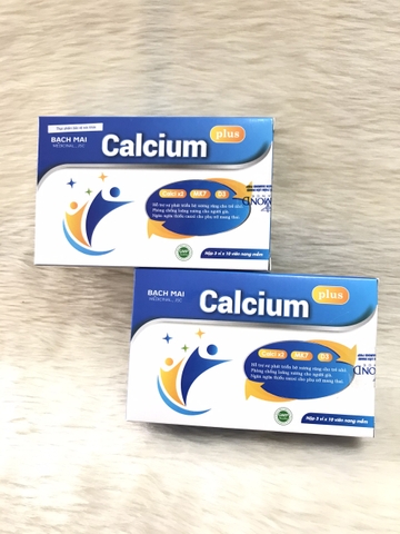 Viên uống Calcium Plus bổ sung canxi chắc khỏe, dẻo dai