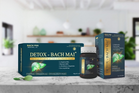 Viên nang mềm hỗ trợ giải độc bảo vệ gan Detox - Bach Mai