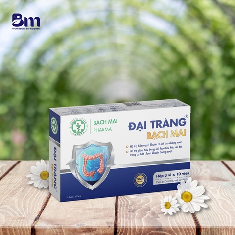 Viên uống Đại tràng Bạch Mai giảm tình trạng co thắt