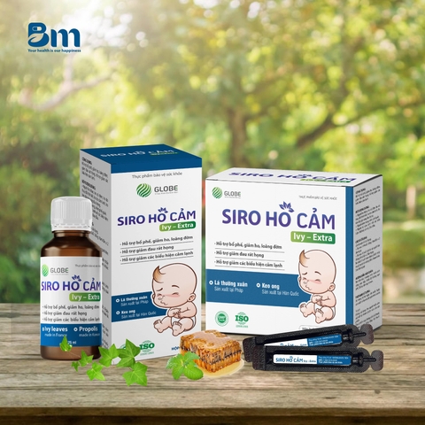 Siro ho cảm IVy - Extra hỗ trợ bổ phế, giảm ho, tiêu đờm