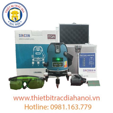 Máy Cân Bằng Laser 5 Tia Xanh Sincon SL-580GL - Hotline: 0981163779