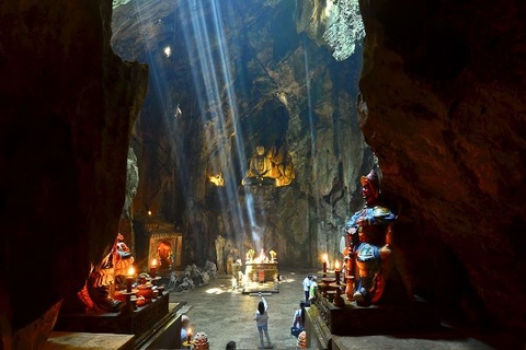 DL018 - MARBLE MOUNTAINS – MONKEY MOUNTAIN – AM PHU CAVE –  DA NANG BY NIGHT AND CRUISE