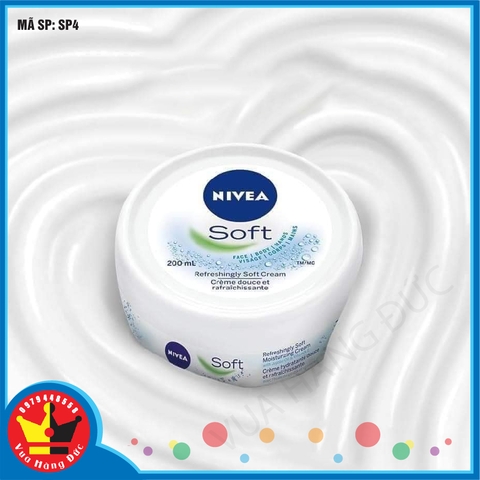 KEM DƯỠNG ẨM NIVEA SOFT (Xách tay Đức giá gốc)