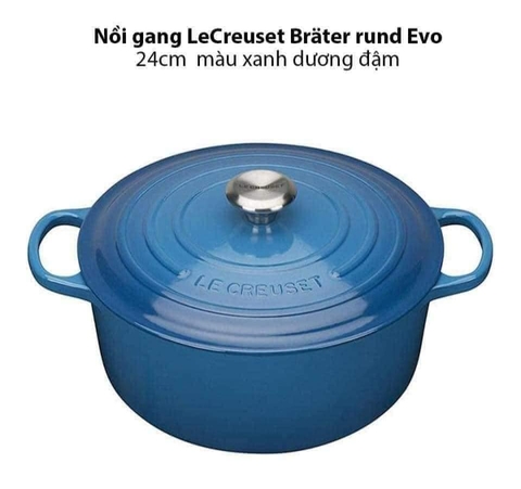 Nồi gang Le Creuset Brater rund Evo 24cm [Xách tay Đức giá gốc]