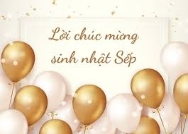 Tổng hợp những lời chúc sinh nhật sếp ý nghĩa và ấn tượng