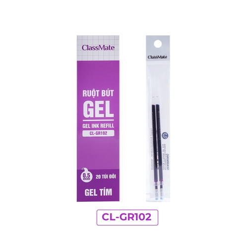 Ruột gel đôi 0.5 CL-GR102 tím