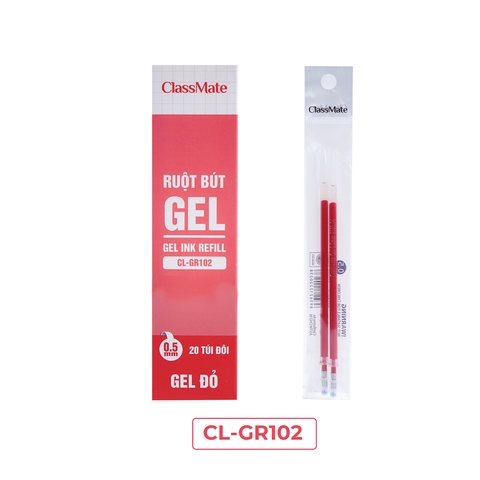 Ruột gel đôi 0.5 CL-GR102 đỏ
