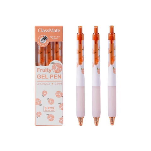 Bút gel bấm Fruity mùi thơm cam ngọt CL-GP510SO 0.5mm