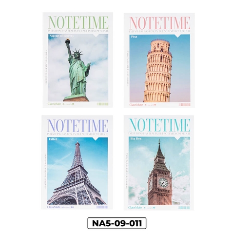 NA5-09-011, Khổ A5, 4 ly ngang ĐL 70 gsm, 96 trang