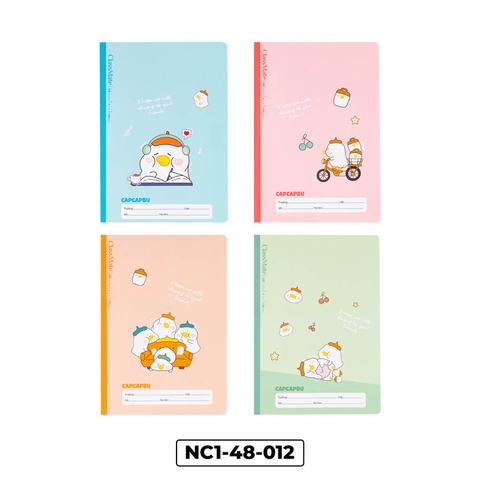 NC1-48-012, 4 ô ly, ĐL 100gsm, 48 trang, giấy chống lóa