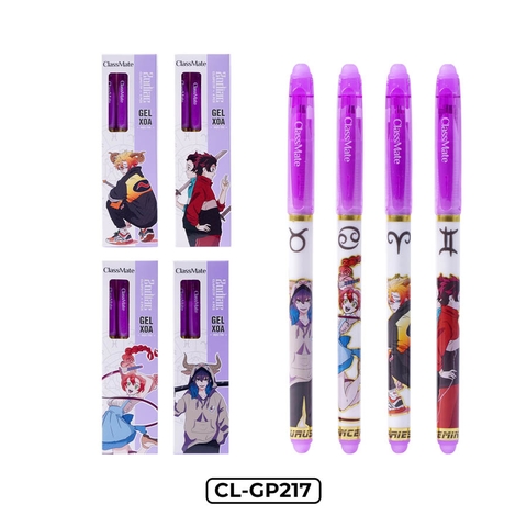 Bút gel xóa được Zodiac CL-GP217 Tím
